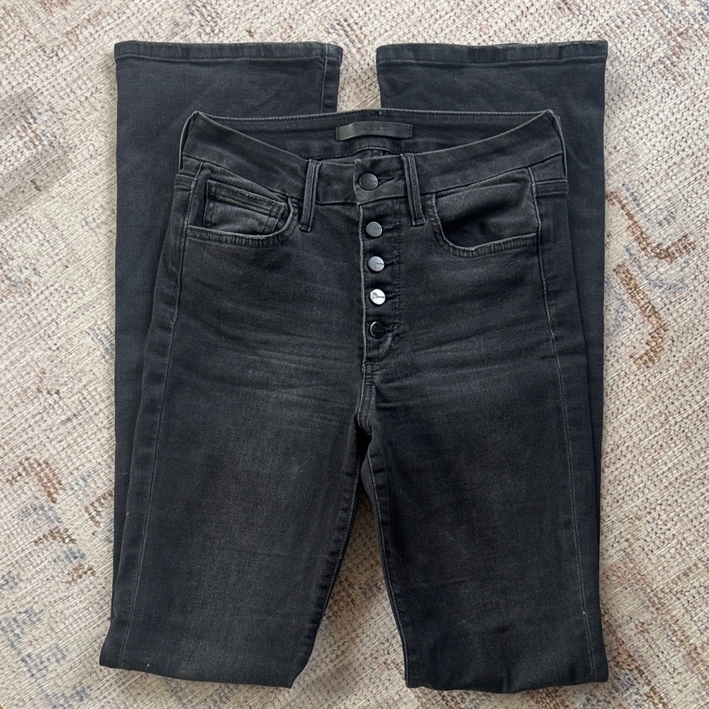 Joes High Rise Honey Black Bootcut Jeans
